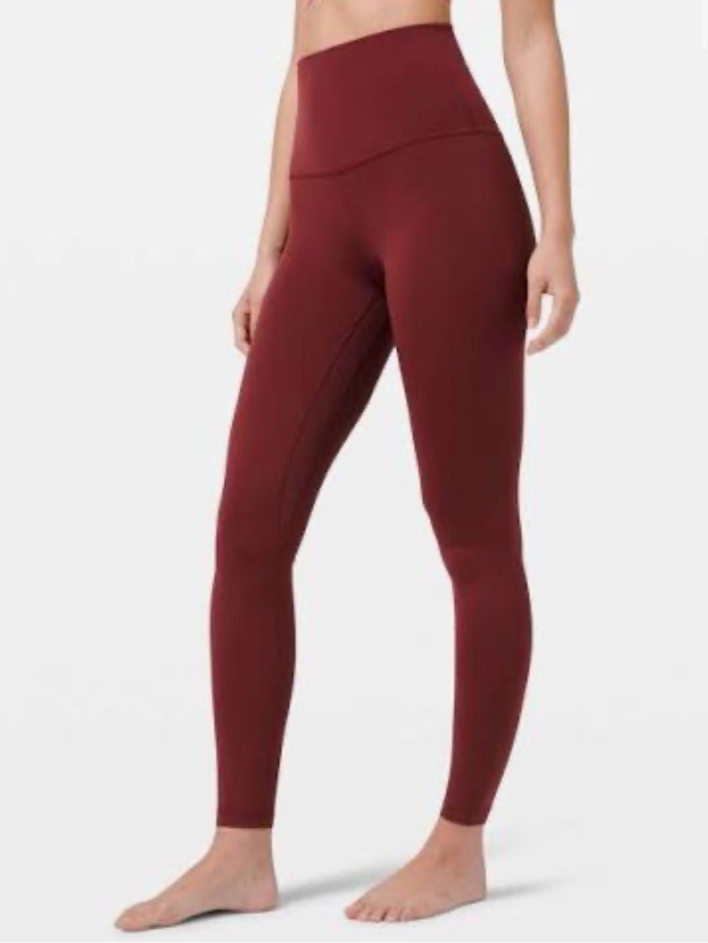 Lululemon Athletica Maroon Leggings